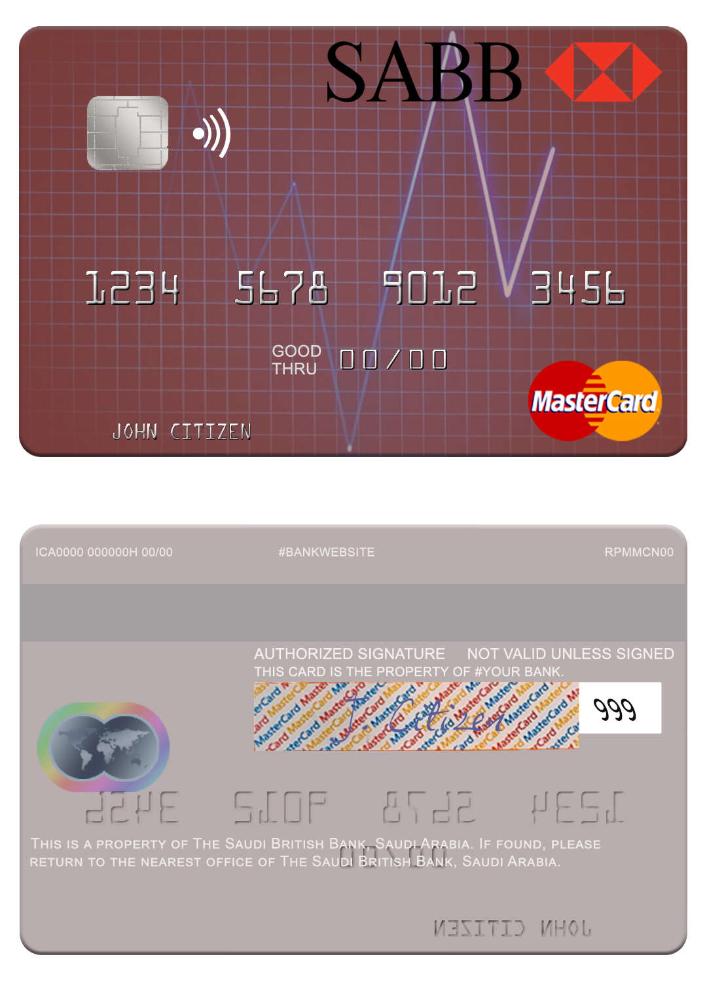 Saudi Arabia The Saudi British Bank mastercard